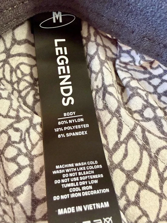 Men's Black & White Geometric Swim Trunks - Picture 2 of 4